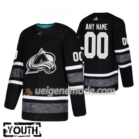 Kinder Eishockey Colorado Avalanche Trikot Custom 2019 All-Star Adidas Schwarz Authentic